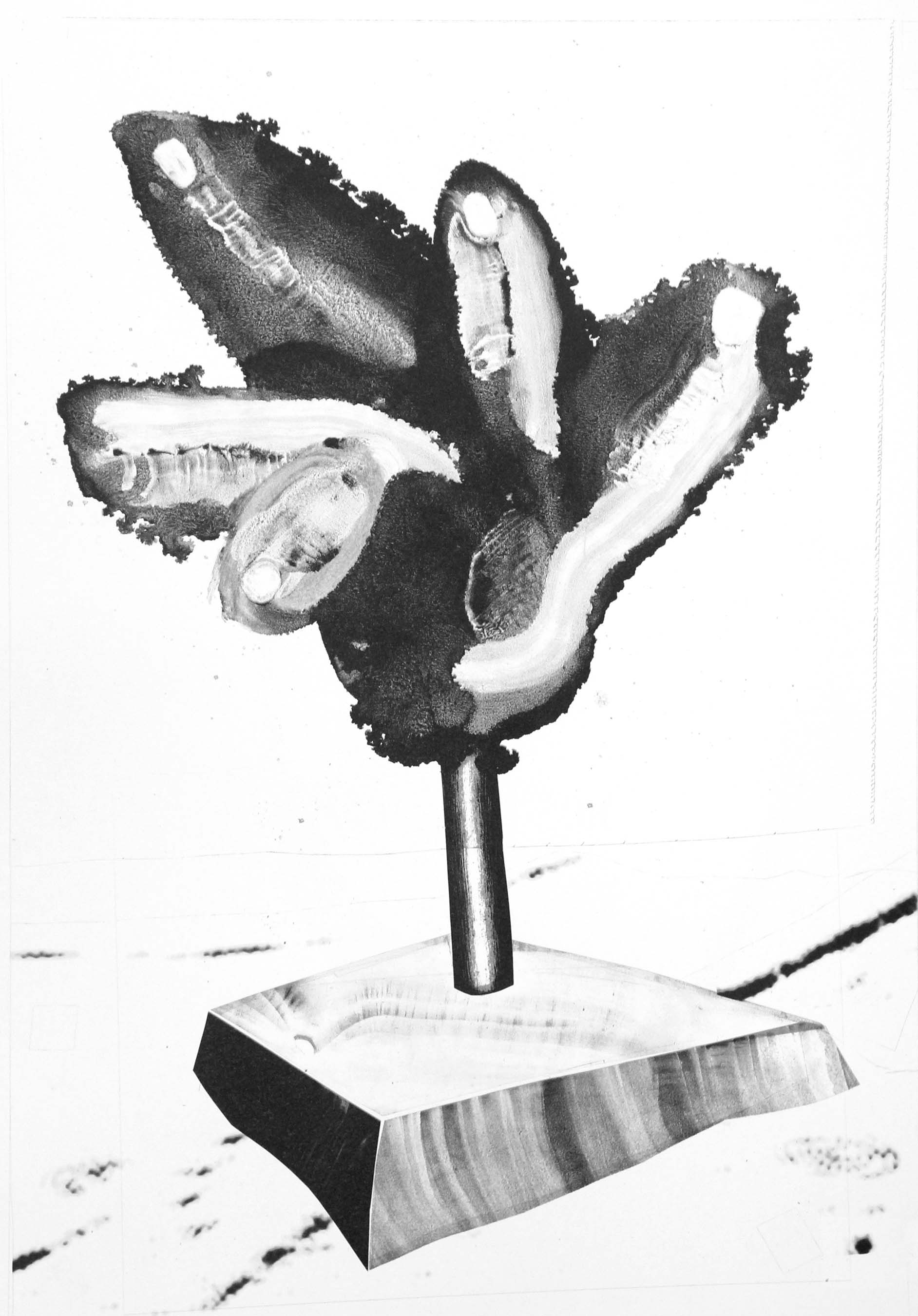 Pablos Hand, 2019
Flachdruck (Duplex)
Auflage 9
38 x 27 cm
Druckwerkstatt, Lenzburg